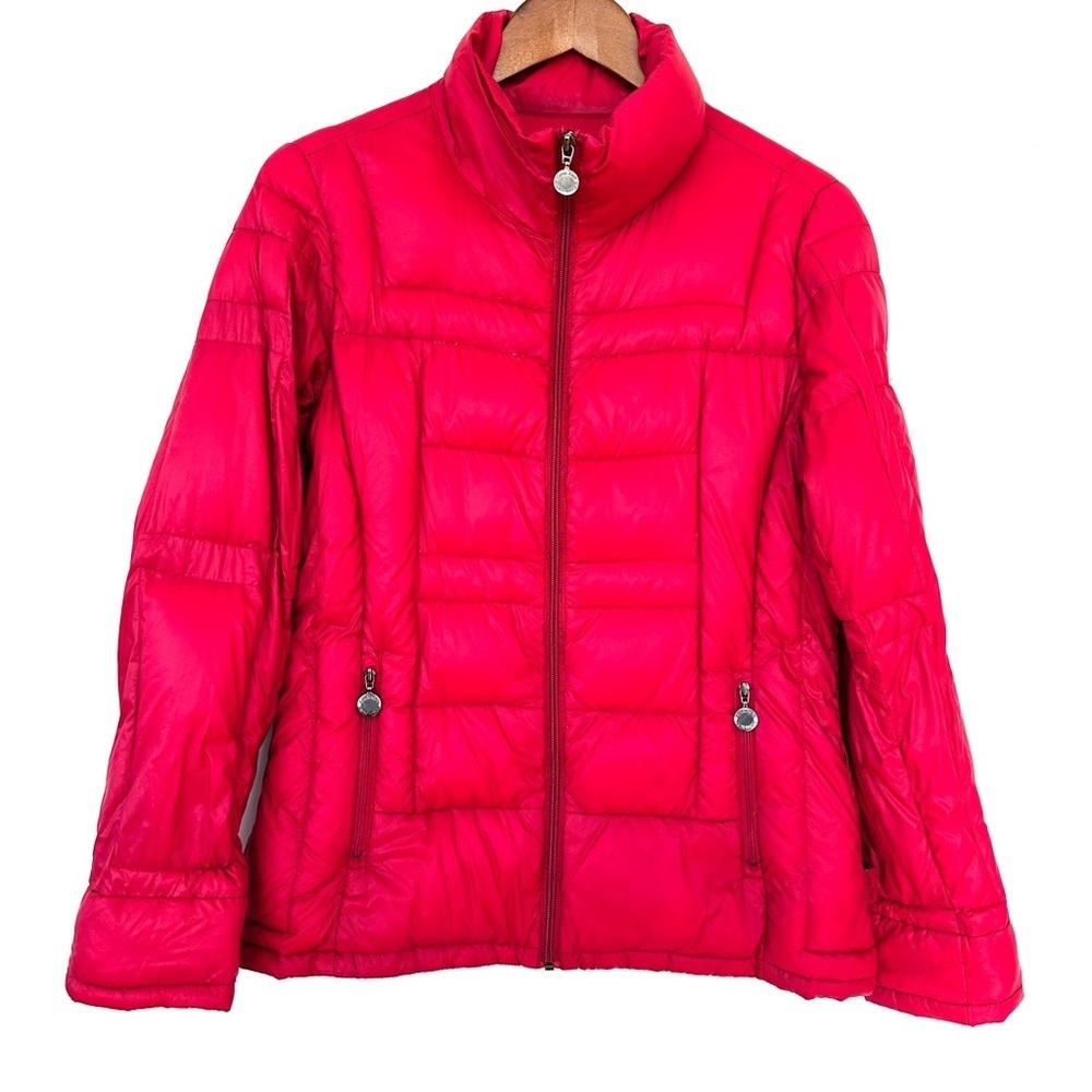 Calvin Klein Red Packable Jacket, Down Filled
